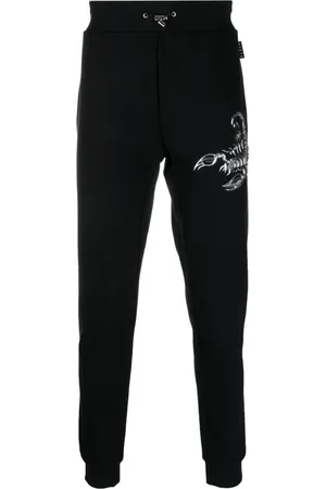Philipp Plein Scorpion appliqu??-detail track pants