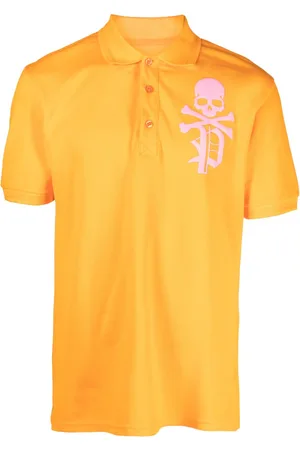 Philipp Plein Skull-print short-sleeve polo shirt