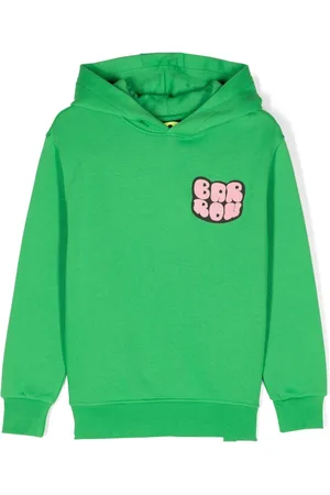 BARROW Logo-print cotton hoodie