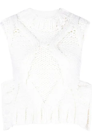 Fabiana Filippi Sleeveless wool knitted top