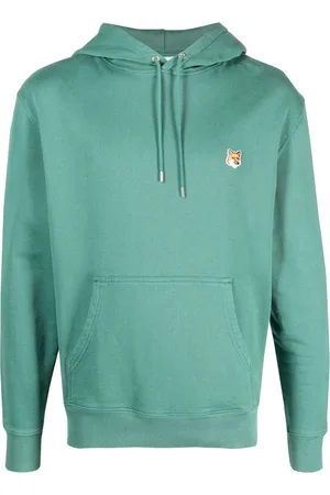 Maison Kitsuné Fox-motif cotton hoodie