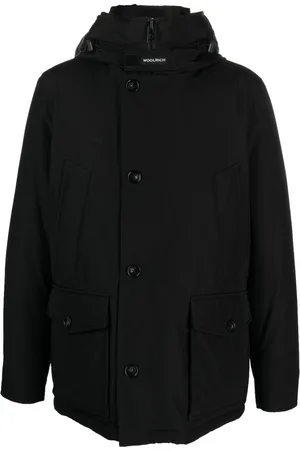 Woolrich Arctic button-up hooded down jacket