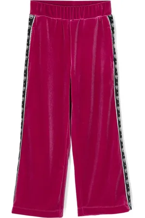 Chiara Ferragni Eyelike-motif velvet trousers