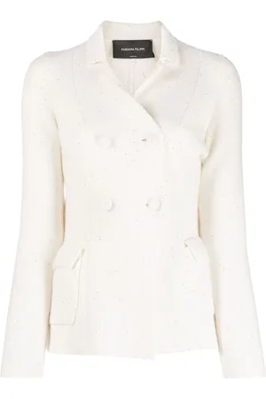 Fabiana Filippi Sequin-embellished double-breasted cardigan