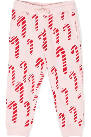 Stella McCartney Candy Cane-print cotton trousers