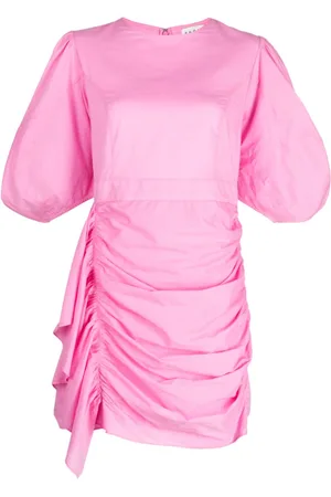 Rhode Pia draped-design dress