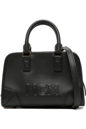 MCM Mini Aren logo-embossed bag
