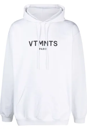 VTMNTS Logo-print drawstring hoodie