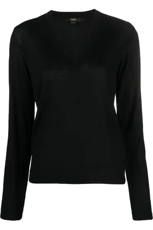 SEVENTY BY SERGIO TEGON Lightweight V-neck wool jumper