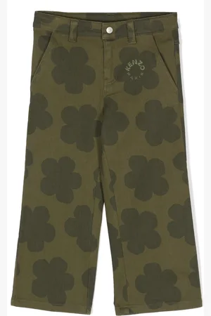 Kenzo Floral-print wide-leg trousers