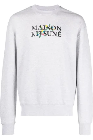 Maison Kitsuné Logo-print cotton sweatshirt