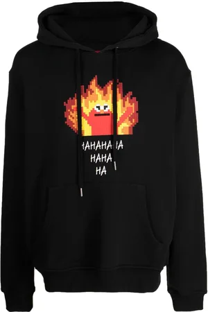 MOSTLY HEARD RARELY SEEN Graphic-print cotton hoodie