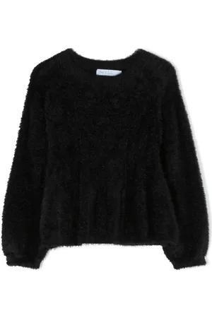 Abel & Lula Brushed-effect knitted jumper