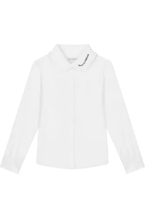 Dolce & Gabbana Logo-embroidered long-sleeve shirt