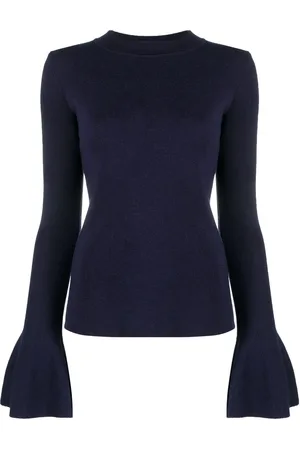 Destree Joan flared-cuff knitted jumper