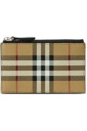 Burberry Vintage Check zip-up cardholder