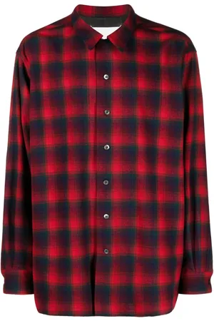 Maison Margiela X Pendleton checked wool shirt