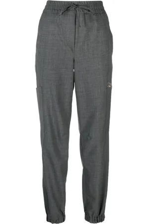 SEMICOUTURE Tapered drawstring trousers