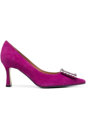 ROBERTO FESTA Lilly 80mm pointed-toe suede pumps