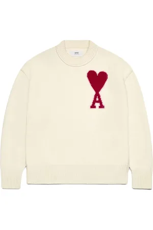 Ami Ami de Coeur intarsia-knit wool jumper