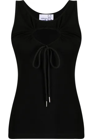 Natasha Zinko Heart cut-out sleeveless tank top