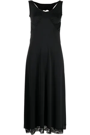 Natasha Zinko Cut-out detail ruched A-line dress