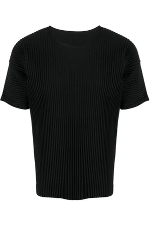 Issey Miyake Pleated short-sleeve T-shirt
