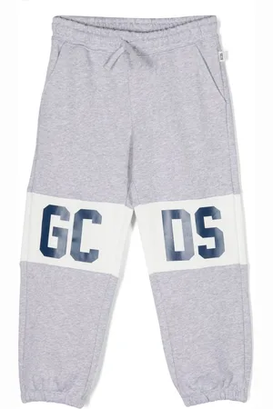 GCDS Logo-print cotton track pants