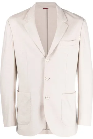 Brunello Cucinelli Single-breasted cashmere jersey blazer