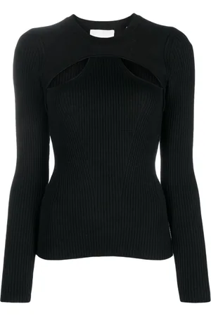 Isabel Marant Zana cut-out ribbed top