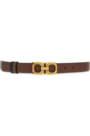 Salvatore Ferragamo Gancini-buckle leather belt