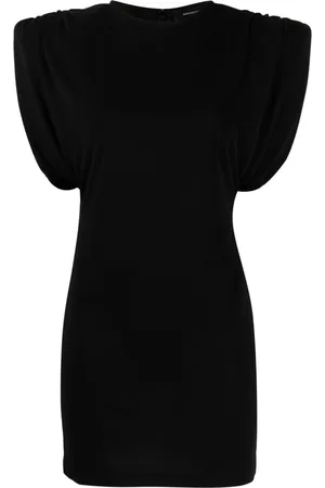 WARDROBE.NYC Sheath gathered-detail sleeveless minidress