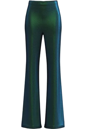 MACCAPANI Lurex flared trousers
