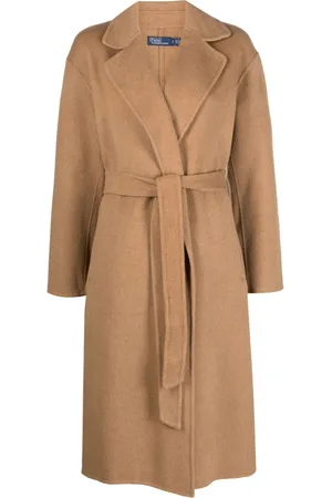 Ralph Lauren Belted-waist wrap coat