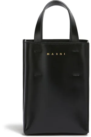 Marni Nano Museo leather tote bag