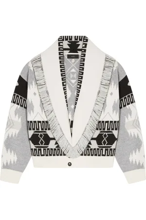 Alanui Icon jacquard cardigan bomber