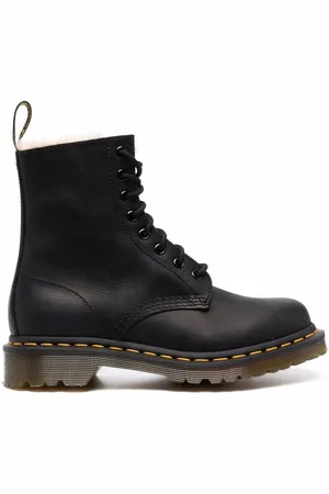 Dr. Martens 1460 Serena faux shearling-lined combat boots