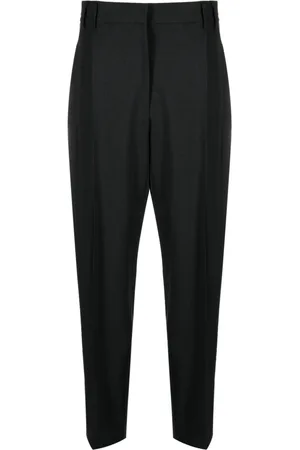 Brunello Cucinelli Cropped wool-blend trousers