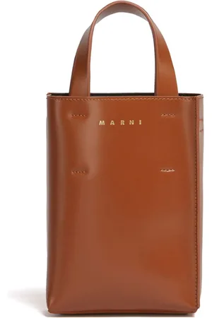 Marni Nano Museo leather tote bag