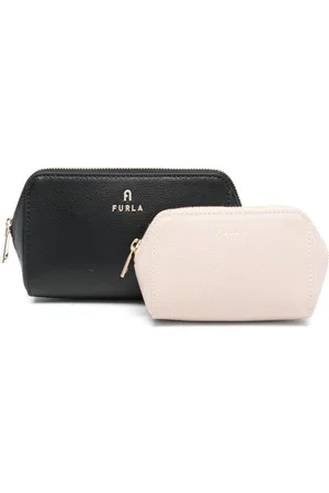 Furla Continental leather make up bag