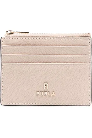 Furla Logo-lettering leather cardholder