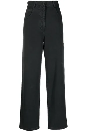 NILI LOTAN High-waisted wide-leg jeans