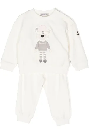 Moncler Teddy bear-print tracksuit set