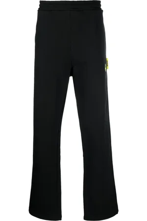 BARROW Logo-patch cotton track pants