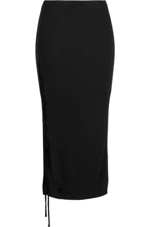 FLEUR DU MAL Lace-up skirt