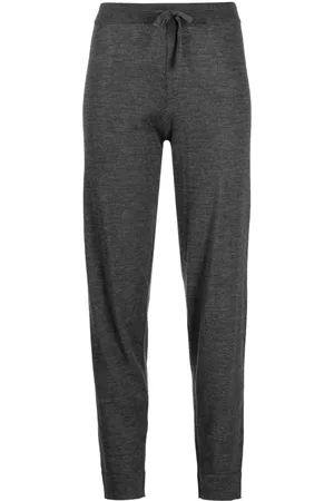 Cashmere In Love Fine-knit drawstring-waist trousers