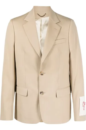 Golden Goose Logo-patch virgin-wool blazer