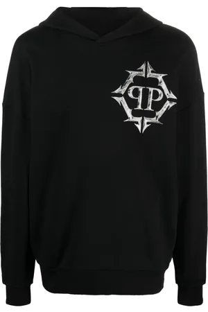 Philipp Plein Chrome logo-print hoodie