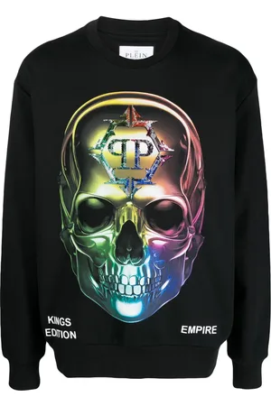 Philipp Plein Chrome skull-print sweatshirt
