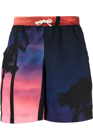 BLUE SKY INN Palm-tree print shorts